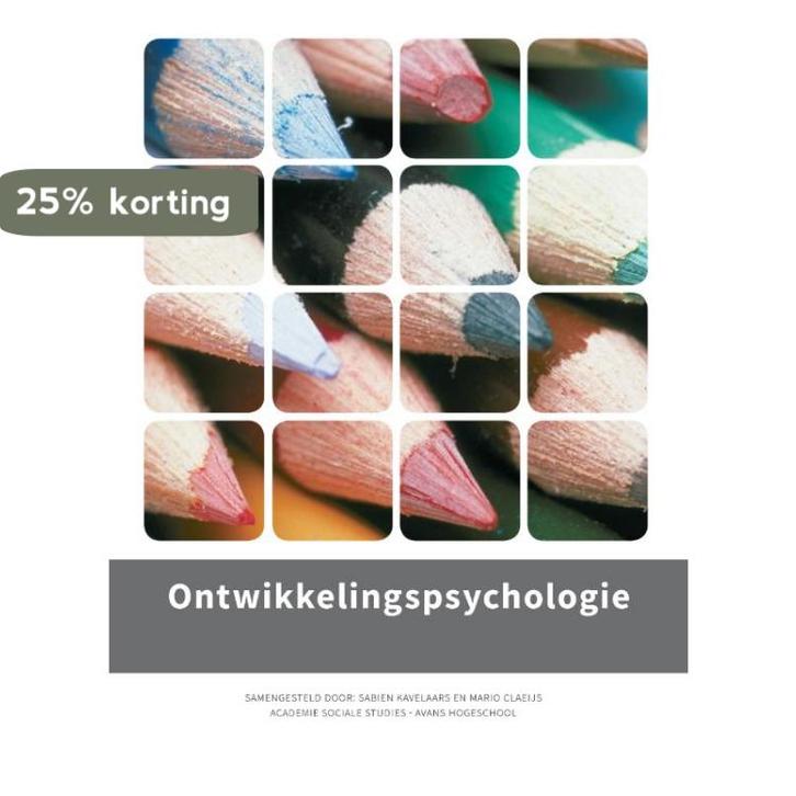 Ontwikkelingspsychologie, custom editie Avans Den Bosch, Boeken, Schoolboeken, Gelezen, Verzenden