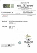 Zonder minimumprijs - Ring - 14 karaat Geel goud - 1.01ct.