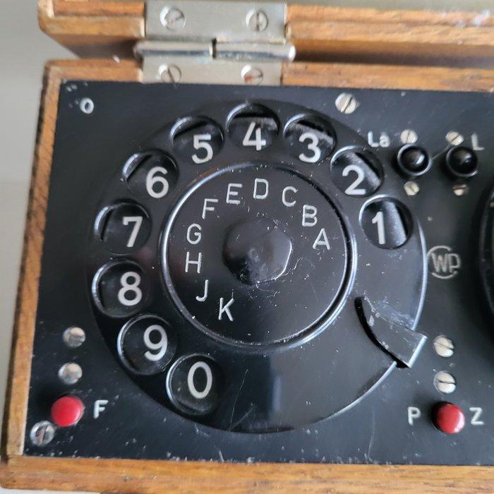 Analoge telefoon - Walnoot - Communicatie testapperaat / een, Antiek en Kunst, Kunst | Designobjecten