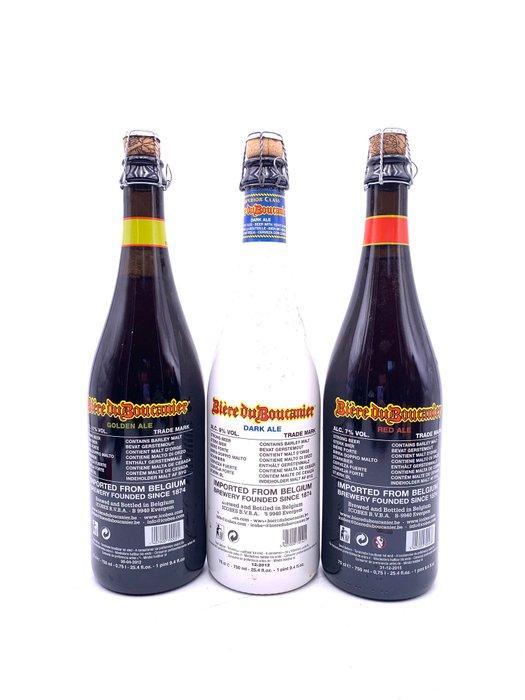 Bier du Boucanier - Donker Ale, Gouden Ale & Rode Ale - 75cl, Verzamelen, Wijnen