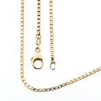 Gouden Venetiaanse schakel ketting | 45,5 cm, Handtassen en Accessoires, Kettingen, Ophalen of Verzenden, Gebruikt, Overige kleuren