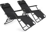 Tweedekans | 909 Outdoor Set van 2 Ligbedden – Inklapbaar &, Tuin en Terras, Tuinsets en Loungesets, Ophalen of Verzenden, Nieuw