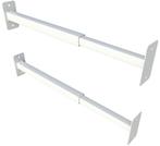 SecuBar Barrierestang Duo 310-550 mm, Doe-het-zelf en Bouw, Nieuw, Overige materialen, Klink of Kruk