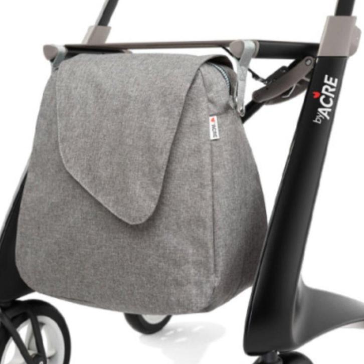 By ACRE CARBON rollator weekendtas - grijs, Diversen, Verpleegmiddelen, Ophalen of Verzenden
