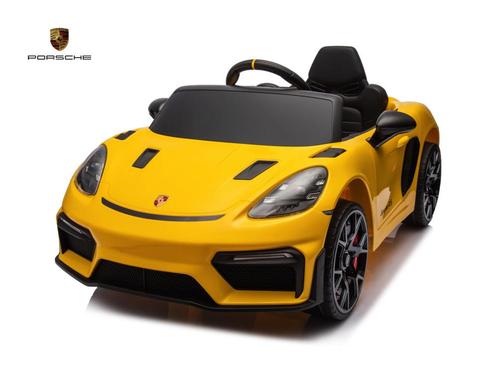 Porsche Spyder RS, 12 volt Kinder Accu Auto, rubberen banden, Kinderen en Baby's, Speelgoed | Buiten | Accuvoertuigen, Ophalen of Verzenden