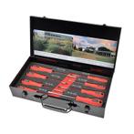 Set 8 schroevendraaiers in metalen opbergbox, Ophalen of Verzenden