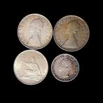 Italië. Lot de 4 monnaies en argent italiennes (Zonder