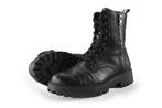 Tommy Hilfiger Veterboots in maat 38 Zwart | 5% extra, Verzenden, Zwart, Overige typen, Zo goed als nieuw