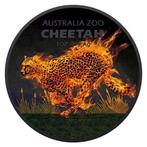 Australië. 1 Dollar 2021 Zoo Burning - Cheetah Black, Postzegels en Munten