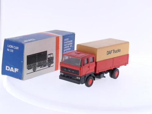 Schaal 1:50 Lion Car Nr.58 Daf 2800 Vrachtauto met kantel..., Hobby en Vrije tijd, Modelauto's | 1:50, Gebruikt, Ophalen of Verzenden