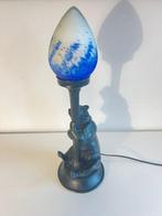 after Pierre Jules MENE - Tafellamp - Legering, Antiek en Kunst