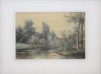 Johannes Pieter Wisselingh (1812-1899) - landschap met, Antiek en Kunst