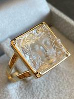 Lalique (boxed) - “Arethuse” 18 kt goud (750), kristal -, Antiek en Kunst, Antiek | Glaswerk en Kristal