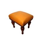 Voetenbank - Hout, Leder