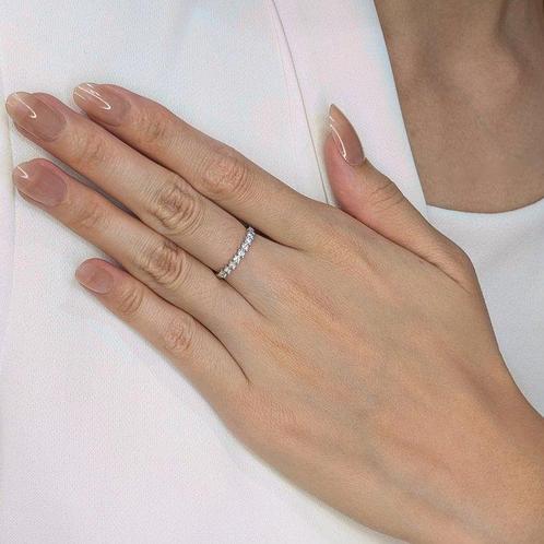Other brand - Ring - 14 karaat Witgoud - 0.36ct. tw. Diamant, Handtassen en Accessoires, Ringen
