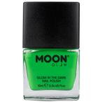 Moon Glow Glow in the Dark Nail Polish Green 14ml, Verzenden