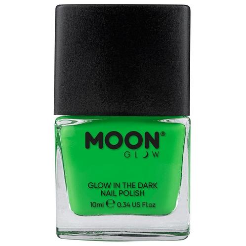 Moon Glow Glow in the Dark Nail Polish Green 14ml, Hobby en Vrije tijd, Feestartikelen, Nieuw, Verzenden
