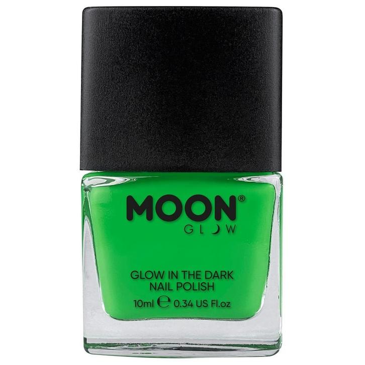 Moon Glow Glow in the Dark Nail Polish Green 14ml, Hobby en Vrije tijd, Feestartikelen, Nieuw, Verzenden