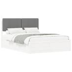Bedframe 90x190cm Lichtgrijs | Retour Deal | 35% Korting, Huis en Inrichting, 90 cm, Eenpersoons, Verzenden, Nieuw
