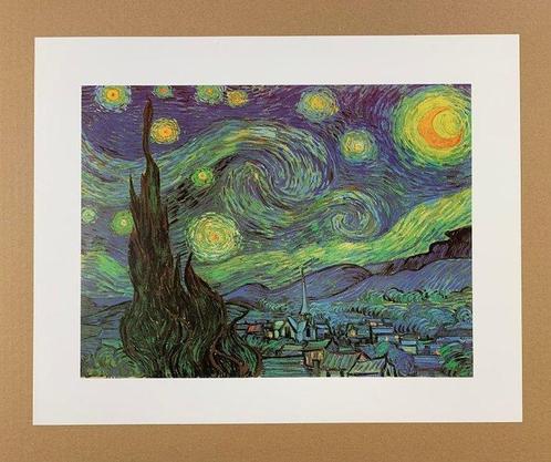 Vincent van Gogh (after) - Starry Night 1889 - Artprint - 40, Antiek en Kunst, Kunst | Tekeningen en Fotografie