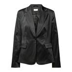 Milano Italy • zwarte satijnen blazer • 36, Kleding | Dames, Verzenden, Zwart, Maat 36 (S), Milano Italy