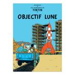 Kuifje Raket naar de Maan Poster 50 x 70 cm, Ophalen of Verzenden, Nieuw