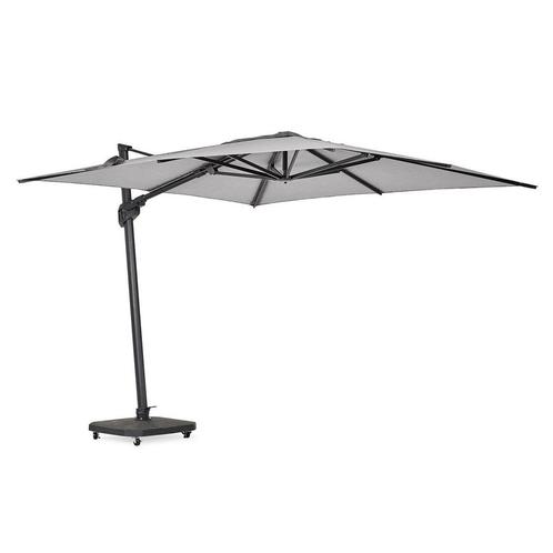 Suns Palmoli parasol 300 x 300 cm carbon light grey |, Tuin en Terras, Tuinsets en Loungesets