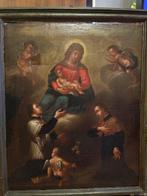 Scuola Napoletana (XVII-XVIII) - Madonna con bambino e santi