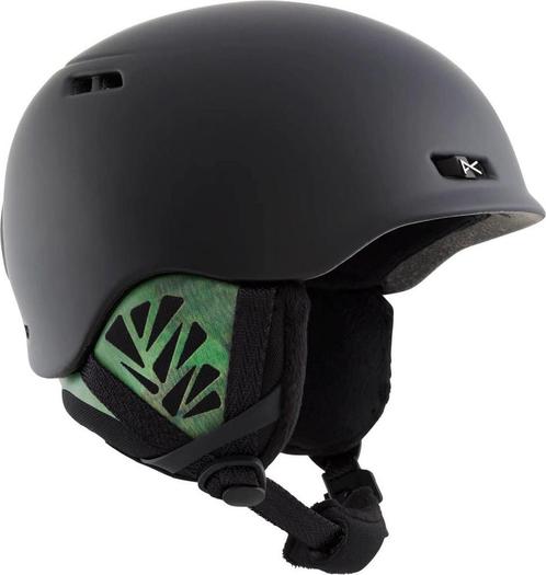 Anon Skihelm - Vrouwen - zwart/groen S, Vélos & Vélomoteurs, Casques de cyclomoteur, Envoi