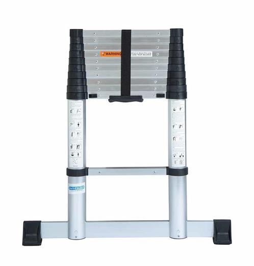 Greybrand Telescoopladder 3,20 meter softclose, Doe-het-zelf en Bouw, Ladders en Trappen, Nieuw, Verzenden