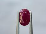 Zonder Minimumprijs - 1 pcs Rood Robijn - 3.68 ct -, Handtassen en Accessoires, Edelstenen, Nieuw