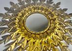 Spiegel- zon - Metaal - Vintage spiegel, Antiek en Kunst