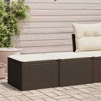 vidaXL 2-delige Loungeset met kussens poly rattan acacia, Tuin en Terras, Tuinsets en Loungesets, Verzenden, Nieuw, Loungeset