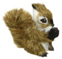 Eekhoorn lichtbruin op clip – 7,5 cm x 3,5 8 voor decoratie,, Hobby en Vrije tijd, Knutselen, Nieuw