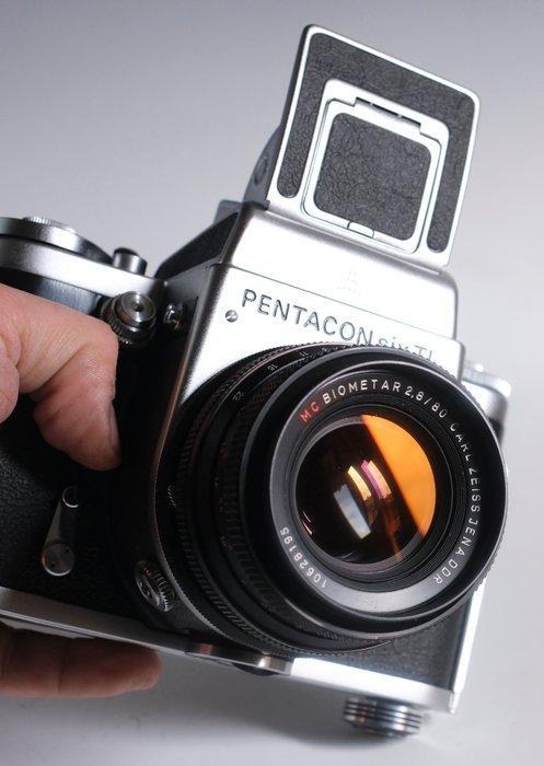 Pentacon six TL + CZJ Biometar MC 2,8/80mm |, TV, Hi-fi & Vidéo, Appareils photo analogiques