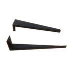 Verborgen Beugels voor Onderblad Mat Zwart (2 stuks), Doe-het-zelf en Bouw, Sanitair, Ophalen of Verzenden, Nieuw, Bad