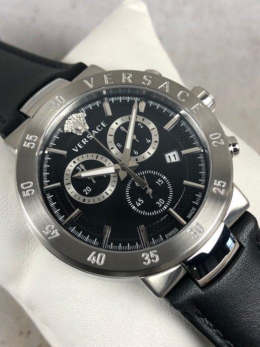 Versace - Urban Mystique Chronograph - VEPY001 20 - Heren -, Handtassen en Accessoires, Horloges | Heren