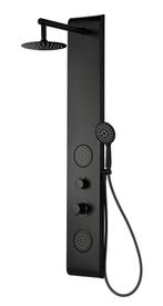 Douchepaneel Suva Zwart Regendouche Mengkraan, Verzenden, Nieuw