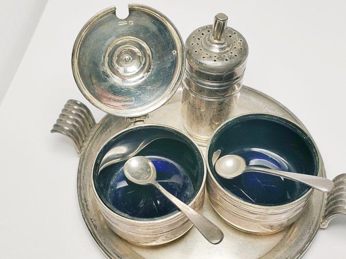 James Dixon & Sons - Dienblad - .925 zilver -, Antiek en Kunst, Antiek | Zilver en Goud