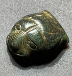 Middeleeuwen, kruisvaardersperiode Brons Aantrekkelijk hoofd, Antiek en Kunst