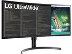 Veiling - LG 35WN75C 35 inch Curved UltraWide monitor, Computers en Software, Monitoren, Nieuw