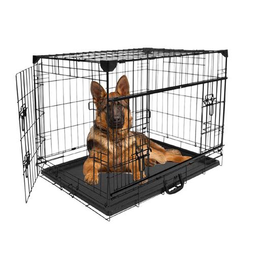 MaxxPet Hondenbench met schuifdeur zijkant 122x76x84cm, Dieren en Toebehoren, Hondenbenches, Nieuw, Ophalen of Verzenden