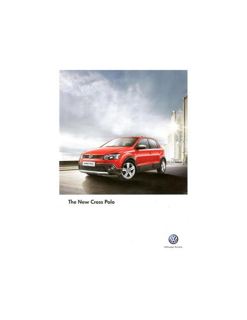 2013 VOLKSWAGEN CROSS POLO BROCHURE ENGELS, Boeken, Auto's | Folders en Tijdschriften