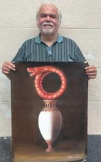 Antonio Sciacca (1957) - Anfora con drago, Antiek en Kunst