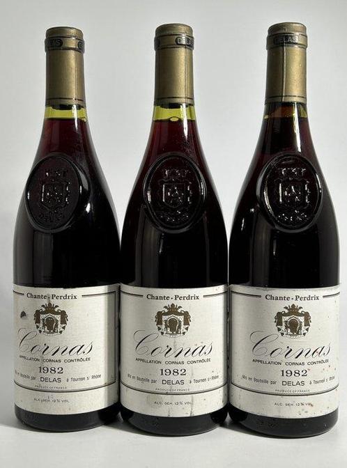 1982 Cornas Chante Perdrix - Domaine Delas - Rhône - 3, Collections, Vins