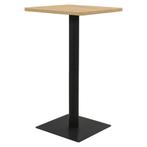 vidaXL Table de bistro Couleur chêne 70x70x107 cm, Verzenden, Neuf