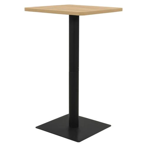 vidaXL Table de bistro Couleur chêne 70x70x107 cm, Maison & Meubles, Tables | Tables à manger, Neuf, Envoi