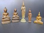 Figurine - Vijf Boeddhistische beeldjes (5) - Bronze