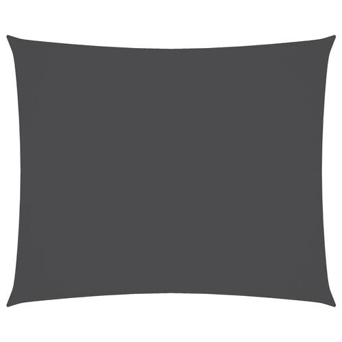 Zonnescherm Rechthoek Antraciet 4x5m | Tweede Kansje | OP=OP, Tuin en Terras, Zonneschermen, 450 cm of meer, Nieuw, Verzenden
