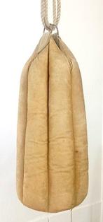 Vintage leren bokszak (75 cm), Nieuw